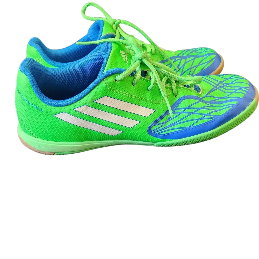 Adidas Men's‎ Neon Green and Blue Athletic Shoes Sz 8